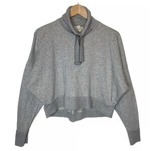 Free People Movement Womens Mockneck Dolman Sleeve Cropped Sweatshirt Sz large